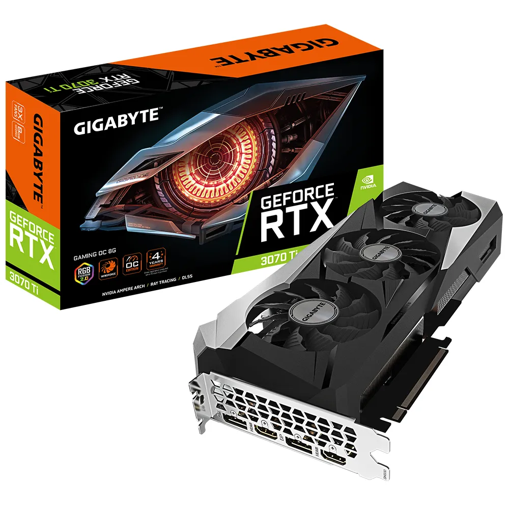 Gigabyte GeForce RTX 3070 Ti GAMING OC 8G 8GB -graphics card