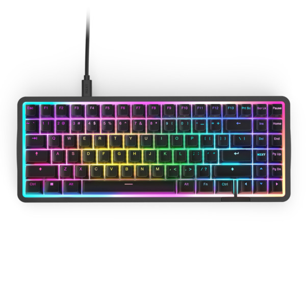 NZXT Function Elite MiniTKL Mechanical Gaming Keyboard, Magnetic Hall Effect, Black