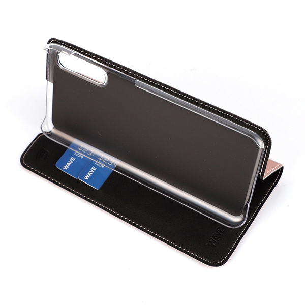 WAVE Book Case Rose Gold Wallet Case Samsung Galaxy A50