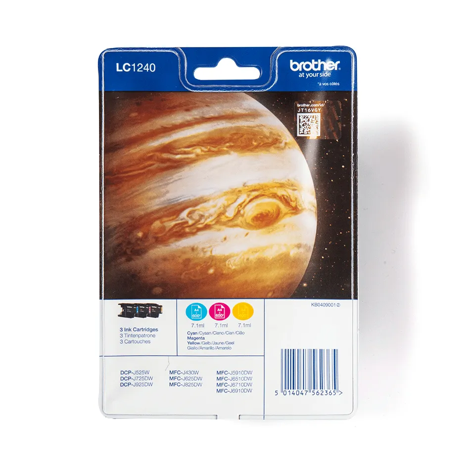 Brother LC1240RBWBPDR - ink cartridge, (Cyan, Magenta, Yellow)
