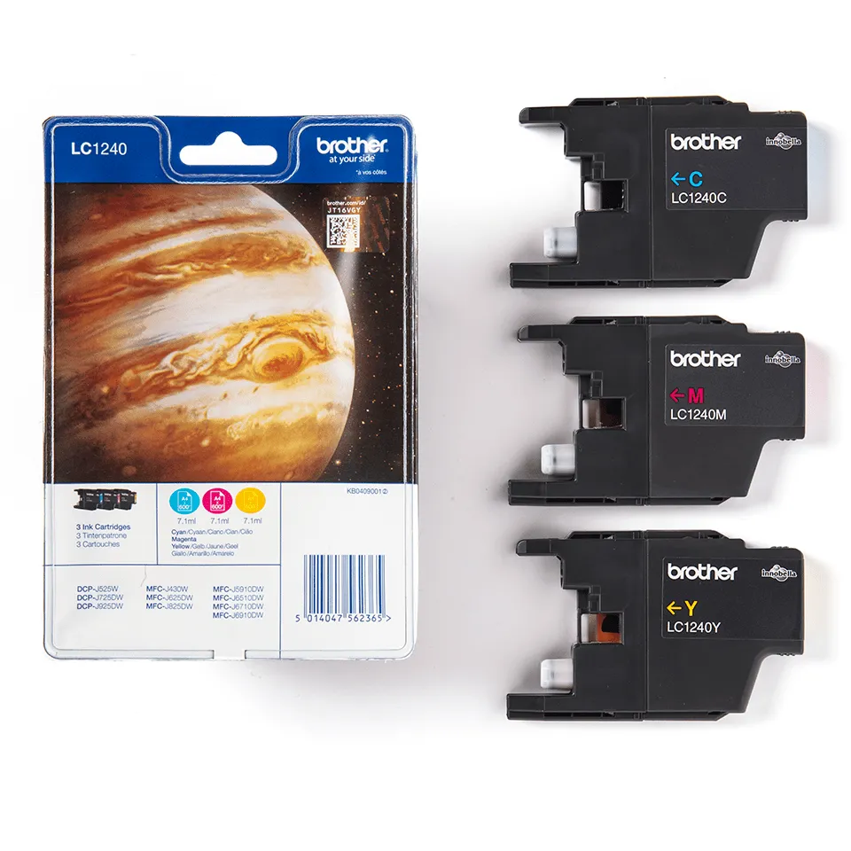 Brother LC1240RBWBPDR - ink cartridge, (Cyan, Magenta, Yellow)