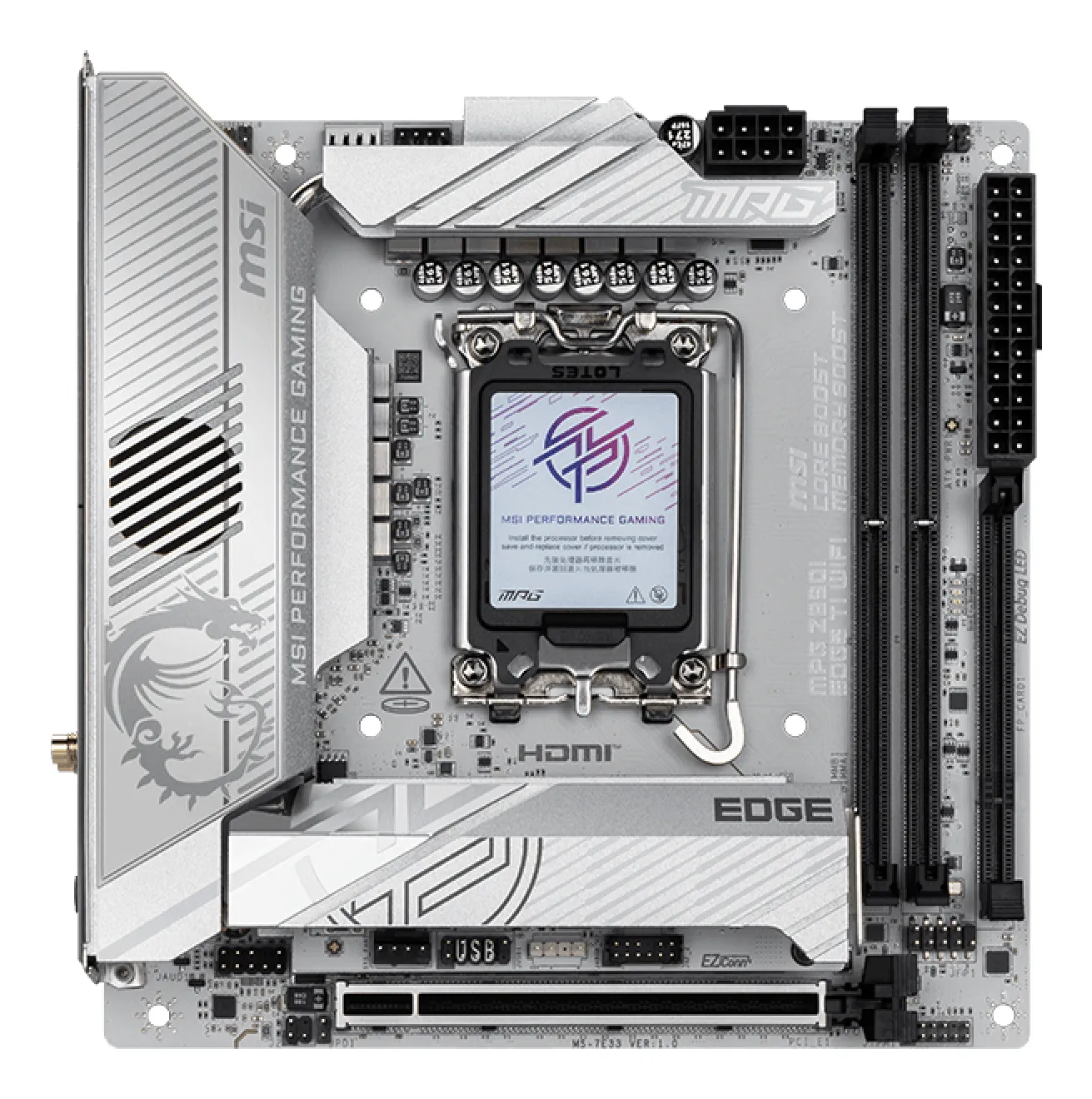 MSI MPG Z890I EDGE TI WIFI Mini-ITX - motherboard