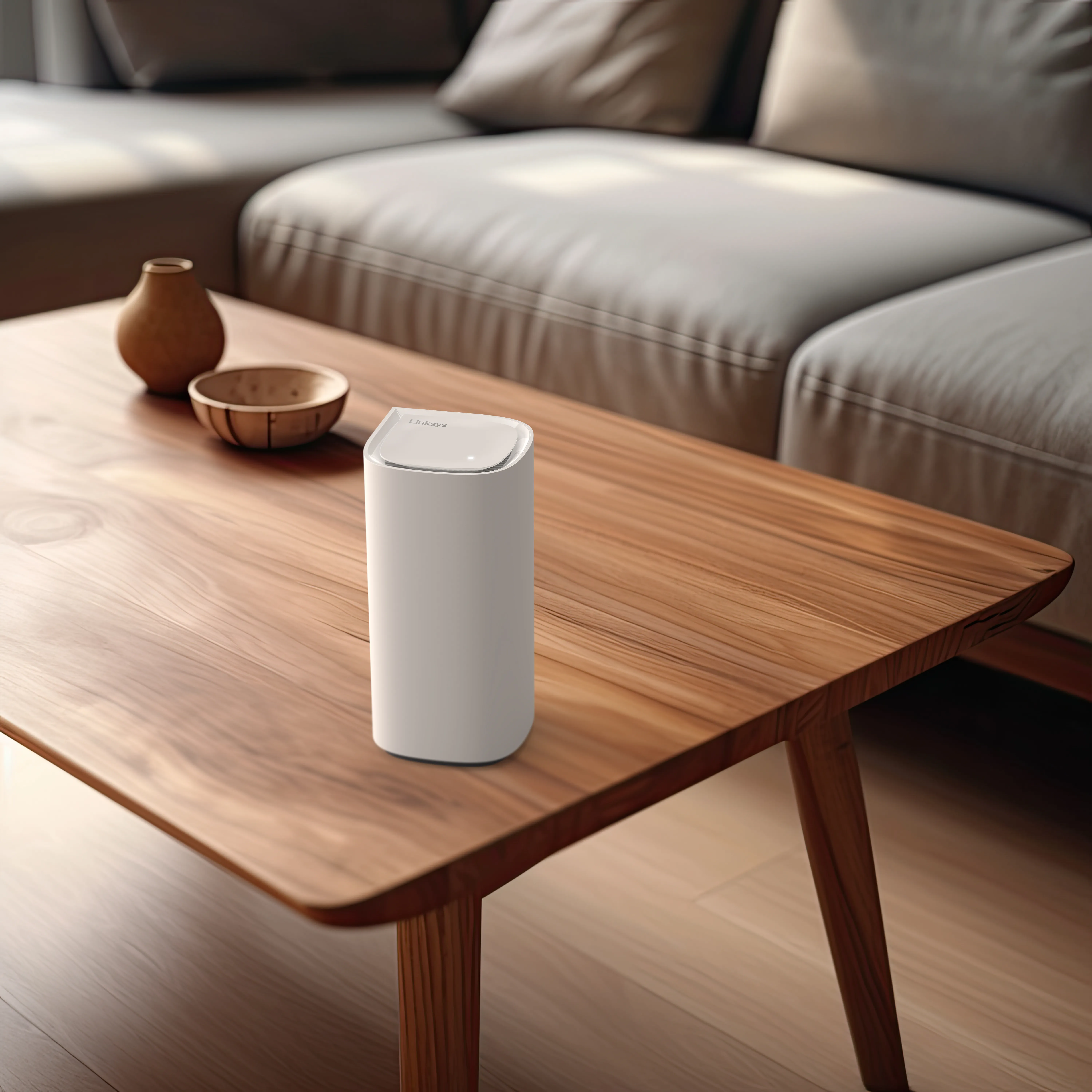Linksys Velop Pro 6E MX6202-KE mesh WiFi-system, Wi-Fi 6E, Tri-band, 2 st, vit