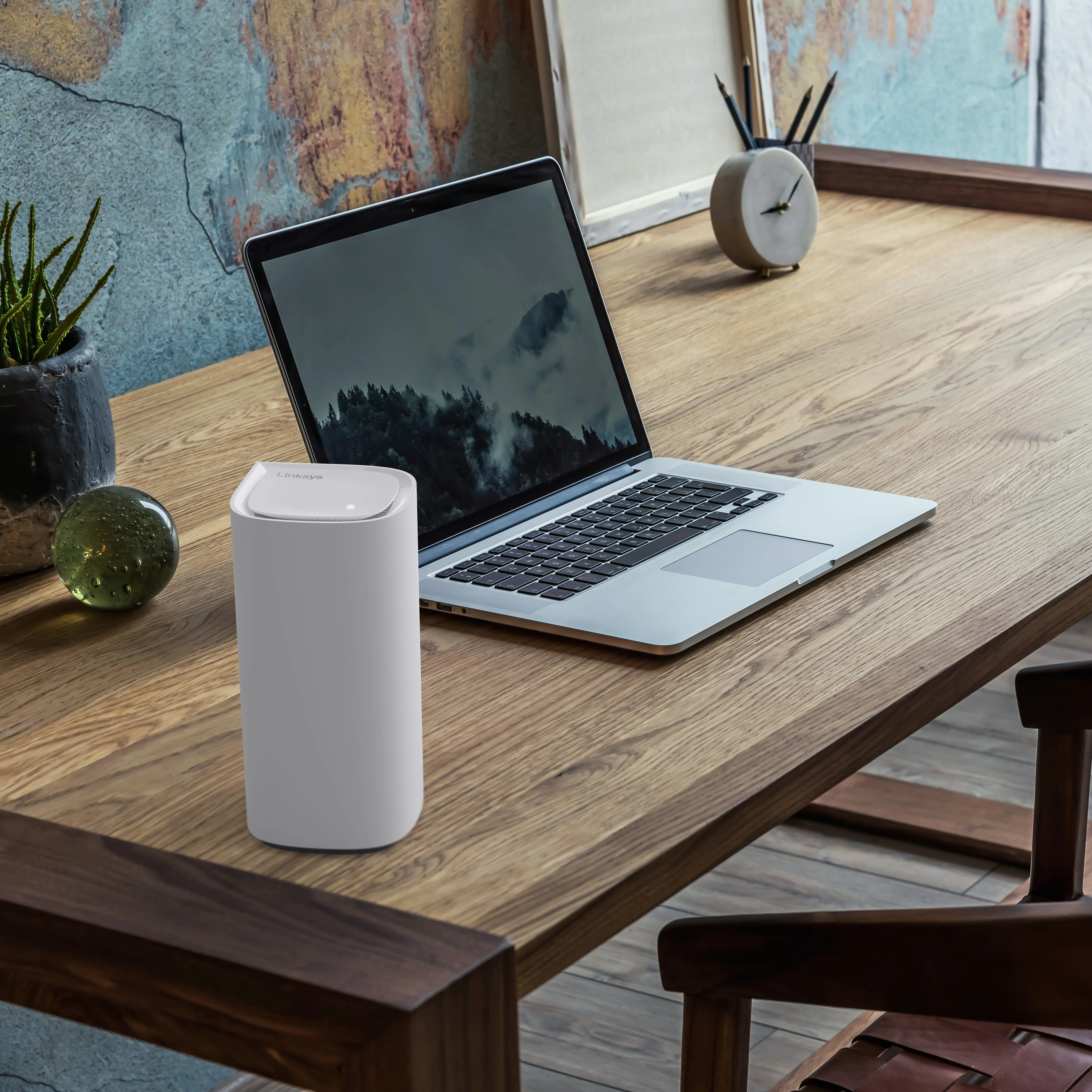 Linksys Velop Pro 6E MX6202-KE mesh WiFi-system, Wi-Fi 6E, Tri-band, 2 st, vit