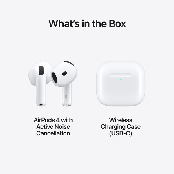 Apple AirPods 4 - Wireless headphones with Active Noice Cancellation