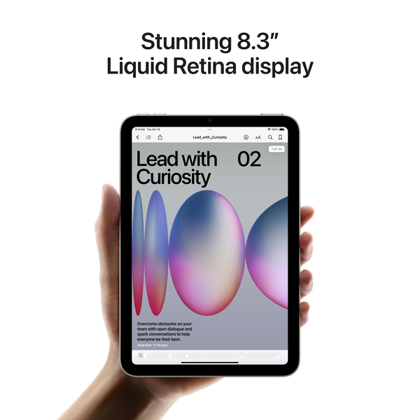 Apple iPad mini (2024) Wi-Fi + Cellular 256 Gt -tabletti, Violetti