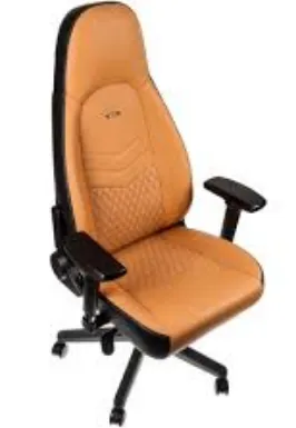 Noblechairs ICON Real Leather - gaming chair, cognac/black