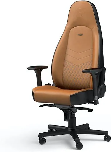 Noblechairs ICON Real Leather - gaming chair, cognac/black