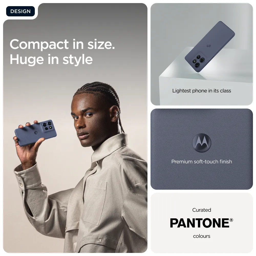 Motorola Edge 60 Neo 12/256 GB, Pantone Grisaille