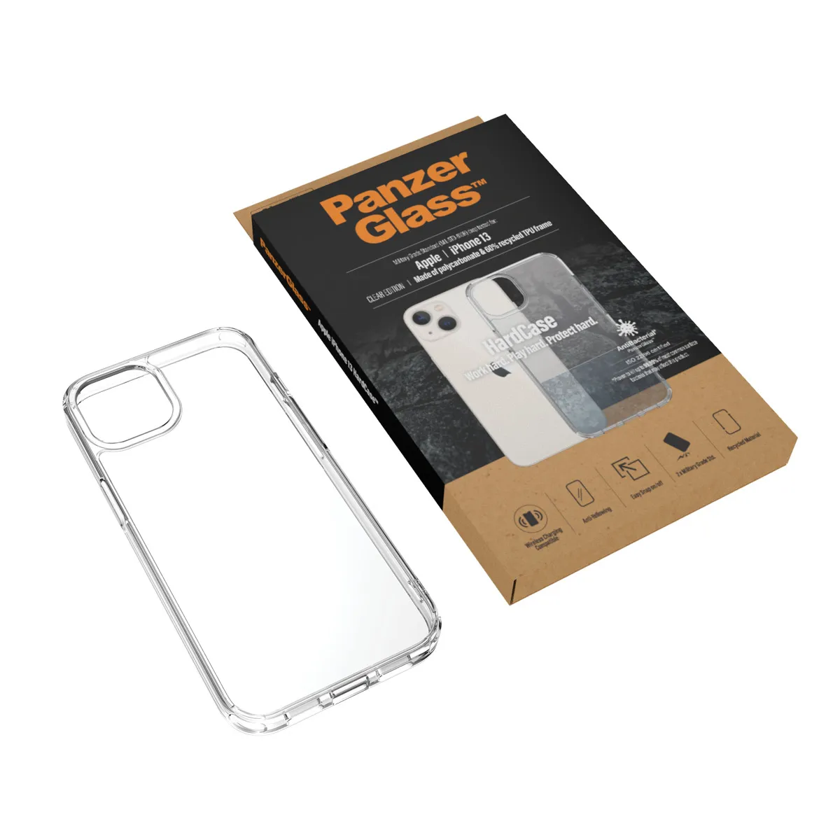 PanzerGlass HardCase, iPhone 13 - Case, Transparent
