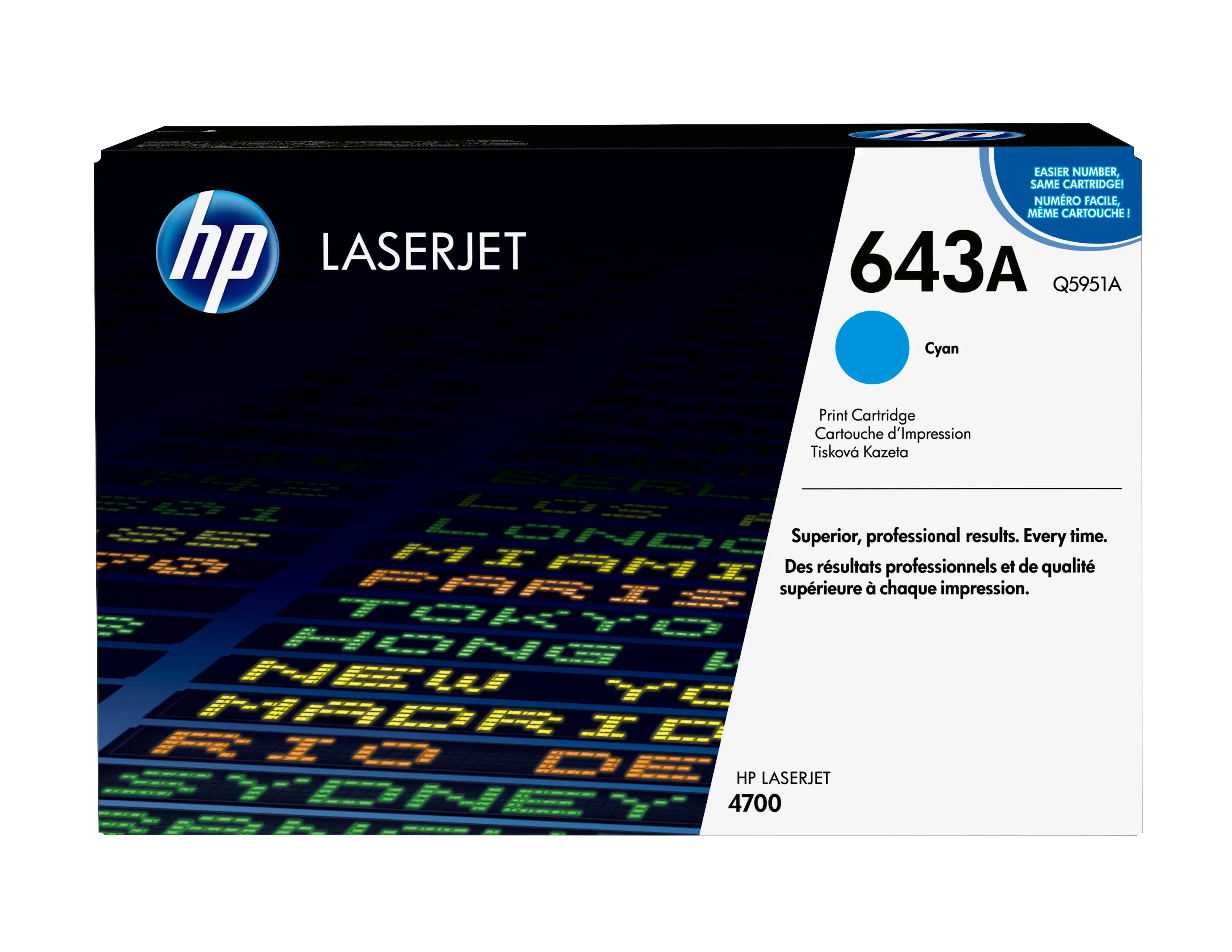 HP Q5951A toner cartridge, Cyan