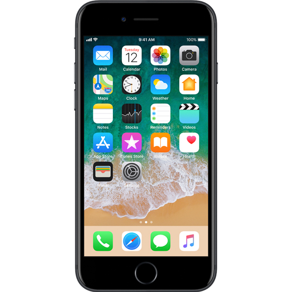 Renewed Apple iPhone 7 128GB - Svart