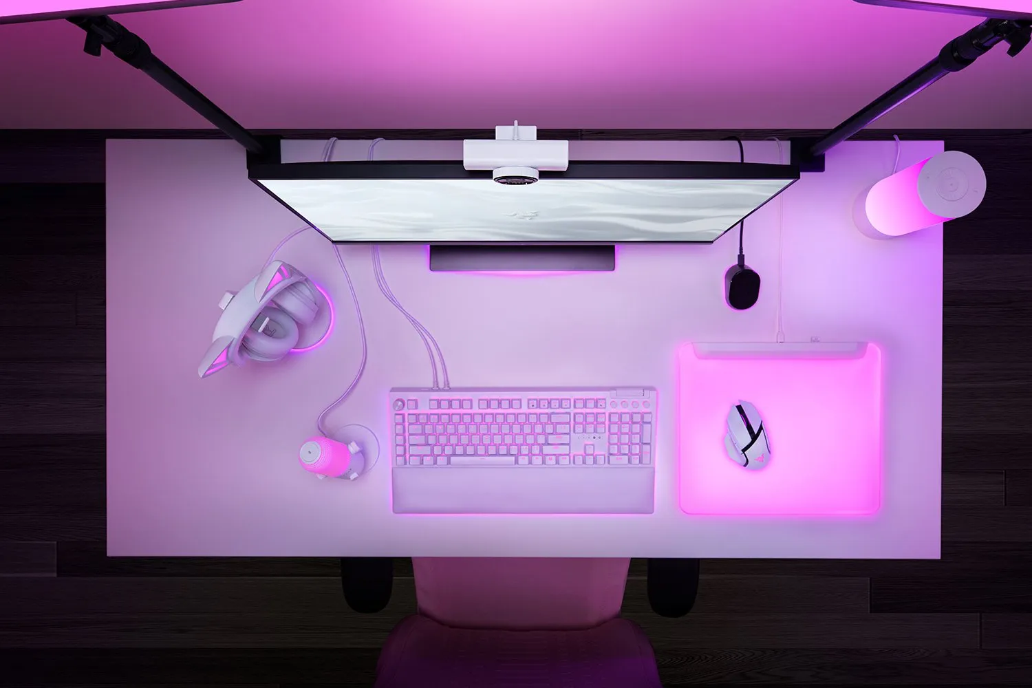 Razer Kiyo V2 X Quad HD 1440p, 60fps -webkamera, valkoinen