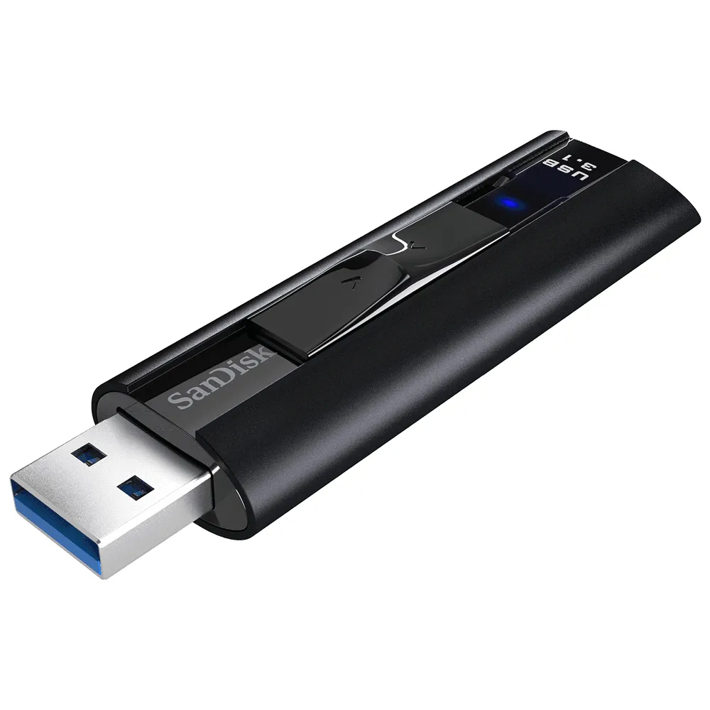 SanDisk 256GB Extreme PRO USB 3.1 - memory stick, Black