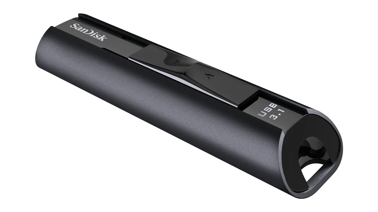 SanDisk 256GB Extreme PRO USB 3.1 - memory stick, Black