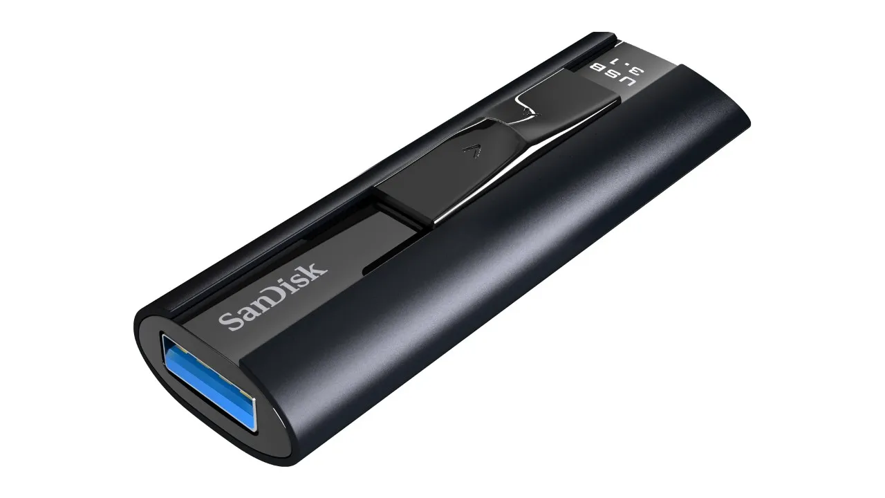 SanDisk 256GB Extreme PRO USB 3.1 - memory stick, Black