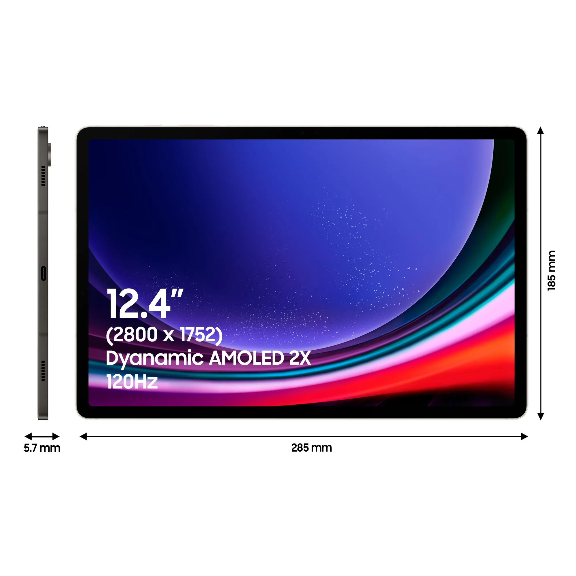 SAMSUNG GALAXY TAB S9+ WIFI BEIGE 12GB/256GB
