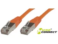 MicroConnect Cat6 S/FTP RJ45 1m Network Cable, Orange