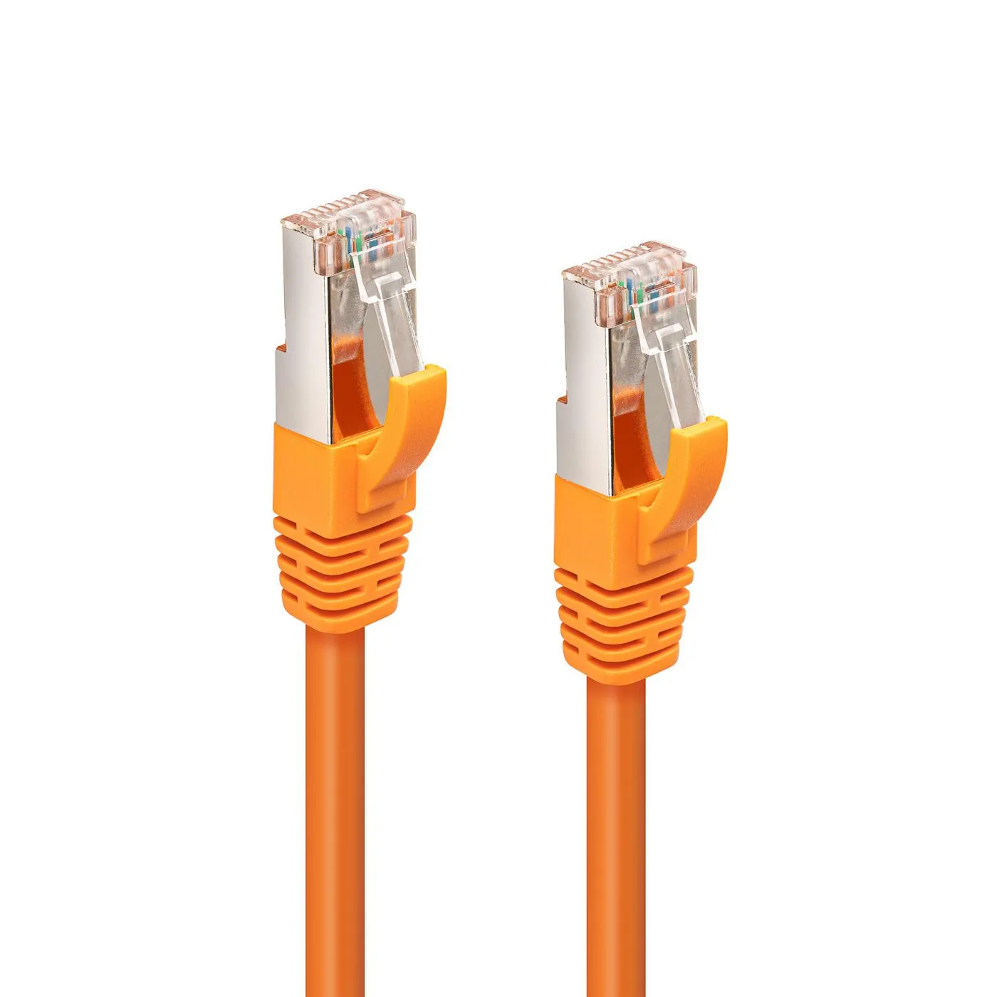 MicroConnect Cat6a S/FTP RJ45 0.5m Network Cable, Orange