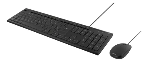 Deltaco TB-700 - keyboard and mouse, black