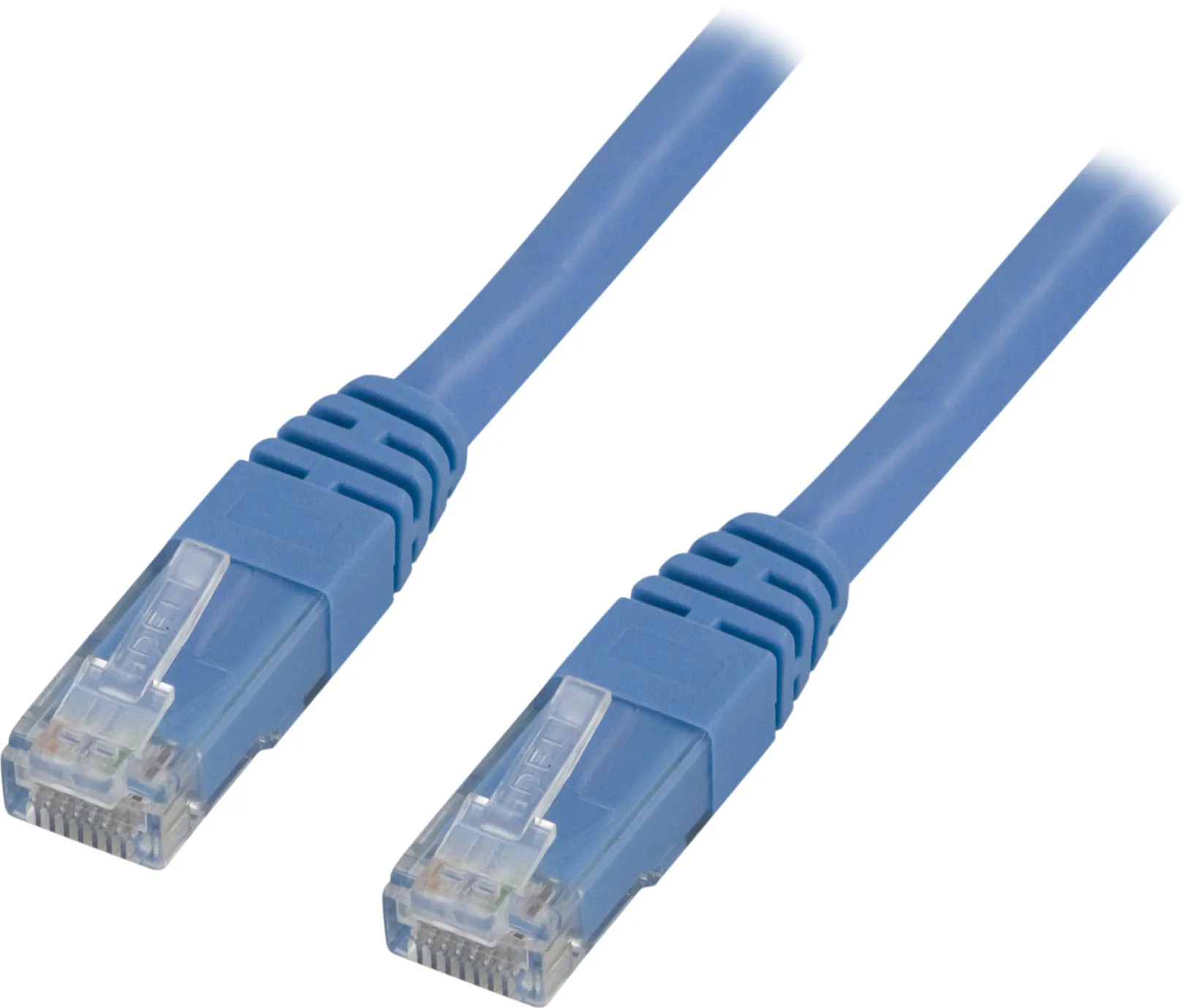 Deltaco Cat6 U/UTP - network cable, 2 m, Blue