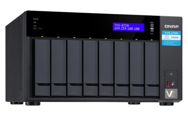 Qnap TVS-872N-I3-8G, 8-bay - Personal Cloud NAS