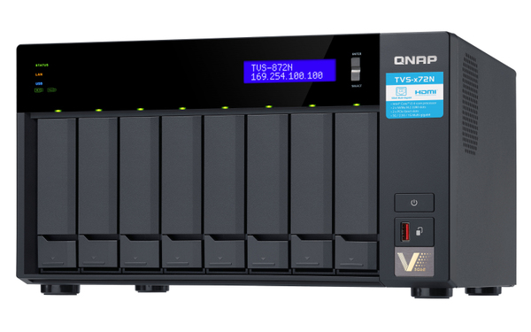 Qnap TVS-872N-I3-8G, 8-bay - Personal Cloud NAS