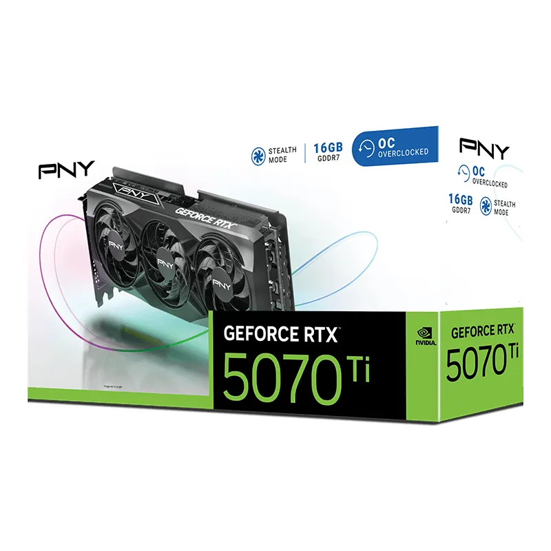 GK PNY GeForce RTX5070TI 16GB 3X OC + NVIDIA Bundle: Borderlands 4