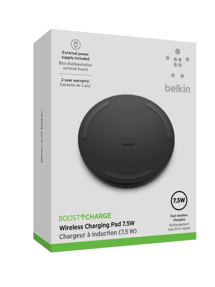 BELKIN 10W Wireless Charging Pad with PSU &amp; Micro USB Cable
