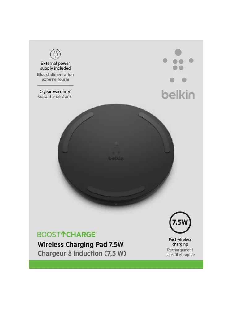 BELKIN 10W Wireless Charging Pad with PSU &amp; Micro USB Cable