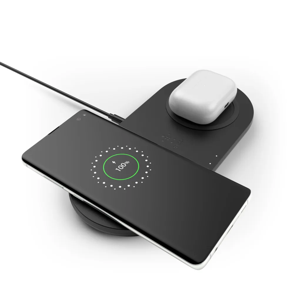 BELKIN 2x 10W Dual Wireless Charging Pad with PSU Barrel