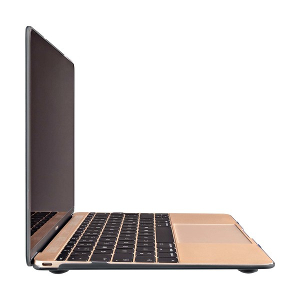 Artwizz Rubber Clip for MacBook 12, black