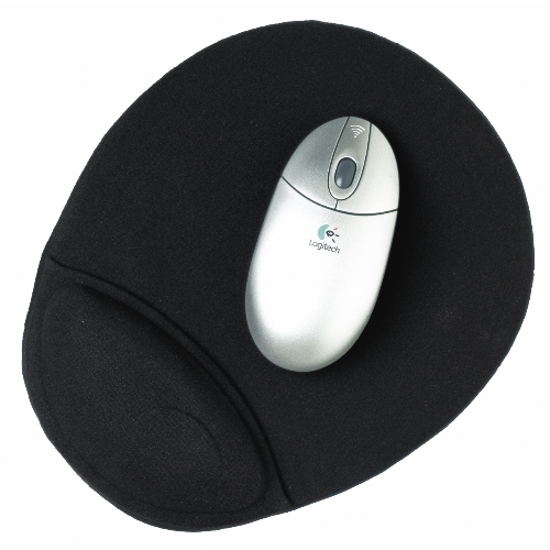 AM hiirimatto geelirannetuella musta mattapintainen