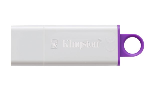 Kingston 64 Gt DataTraveler G4 USB 3.0 -muistitikku, Violetti/Valkoinen