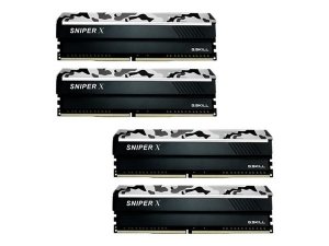 G.SKILL Sniper X 64GB (4 x 16GB) DDR4 2400 MHz, CL17 Memory, Urban Camo (XMP)