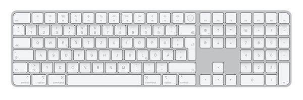 Magic Keyboard with Touch ID and Numeric Keypad for Mac computers with Apple silicon - German