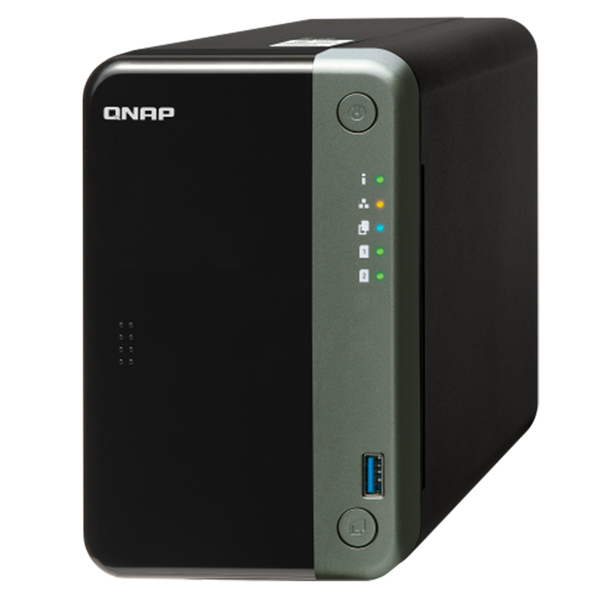 Qnap TS-253D-4G, 2x h&aring;rdiskplatser - NAS-server