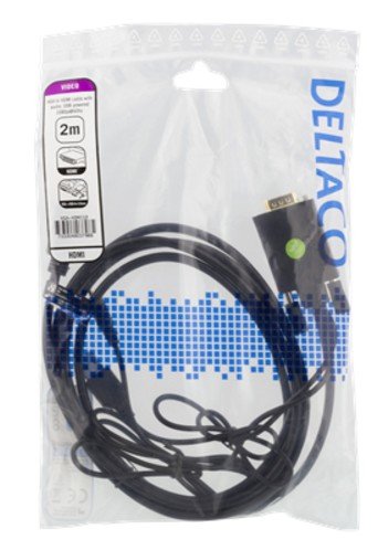 VGA to HDMI+USB+Sound 2m black