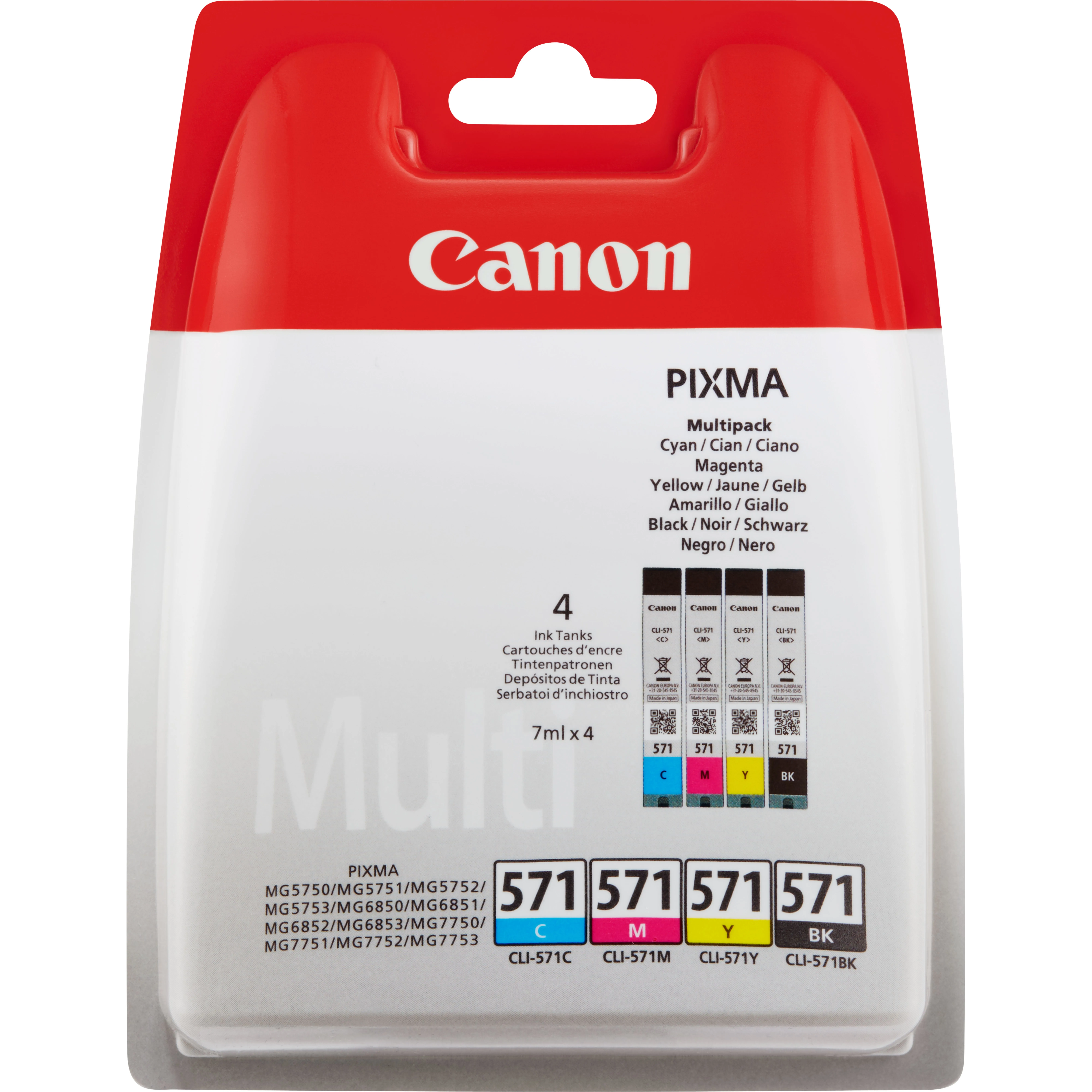 Canon  0386C005 - ink cartridge, Black, Cyan, Magenta, Yellow