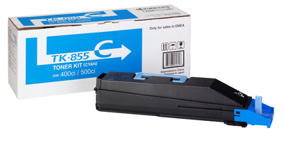 Kyocera TASKalfa 400/500Ci v&auml;rikasetti TK-855C cyan