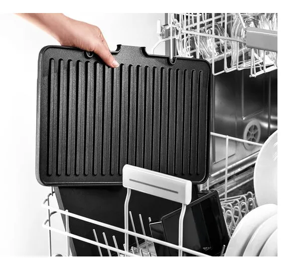 Braun MultiGrill 7 CG 7044 Contact Grill, 2000 W, Black/Stainless Steel