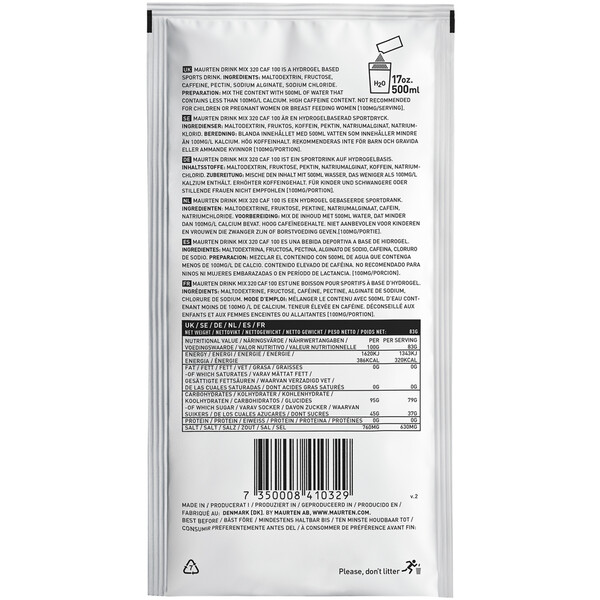 Maurten Drink Mix 320 CAF 100 - sportdryck, 14-pack