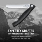 Victorinox Swiss Classic kokoontaitettava kuorimaveitsi 110 mm, musta