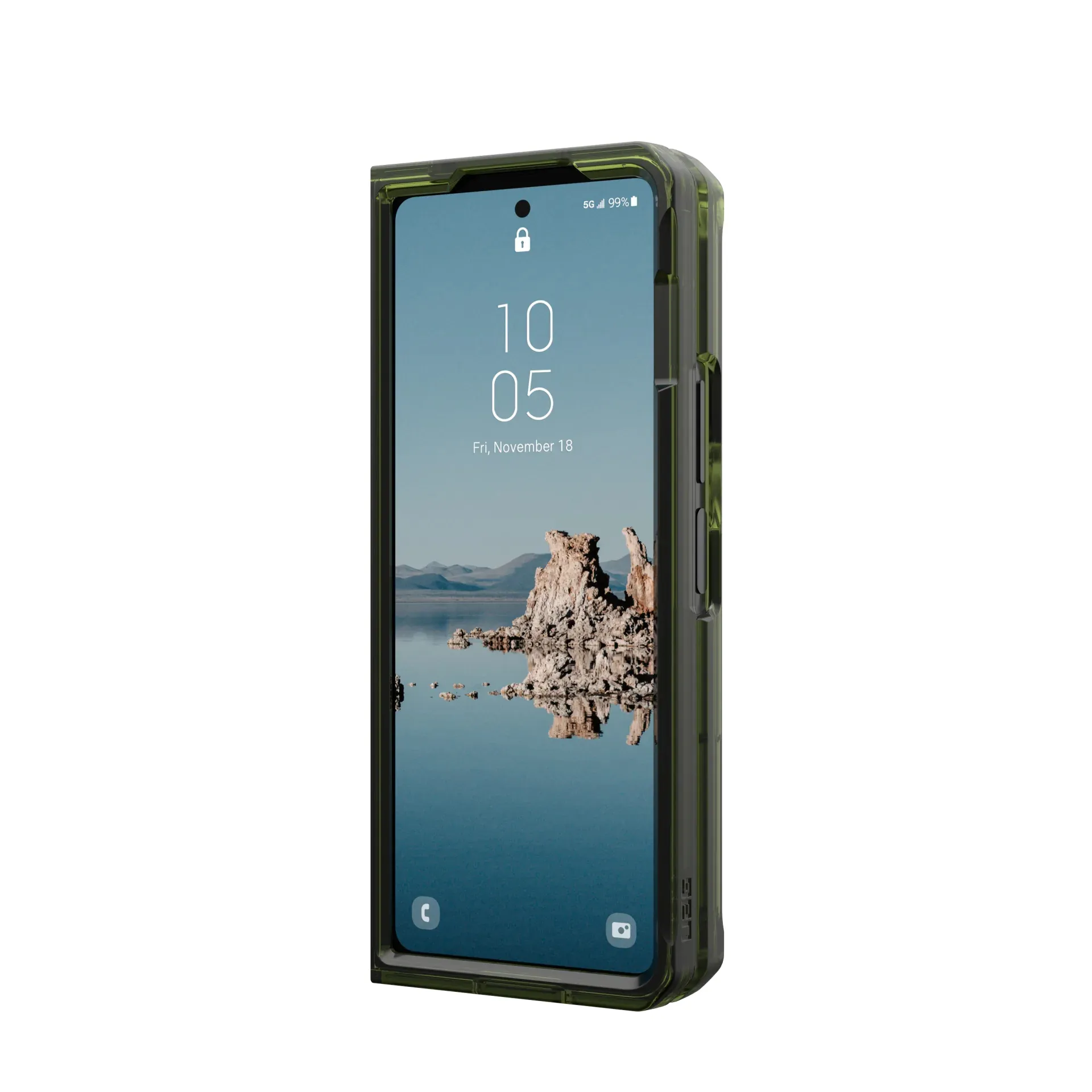 UAG Plyo Pro, Galaxy Z Fold5 - fodral, Olive/Space Grey