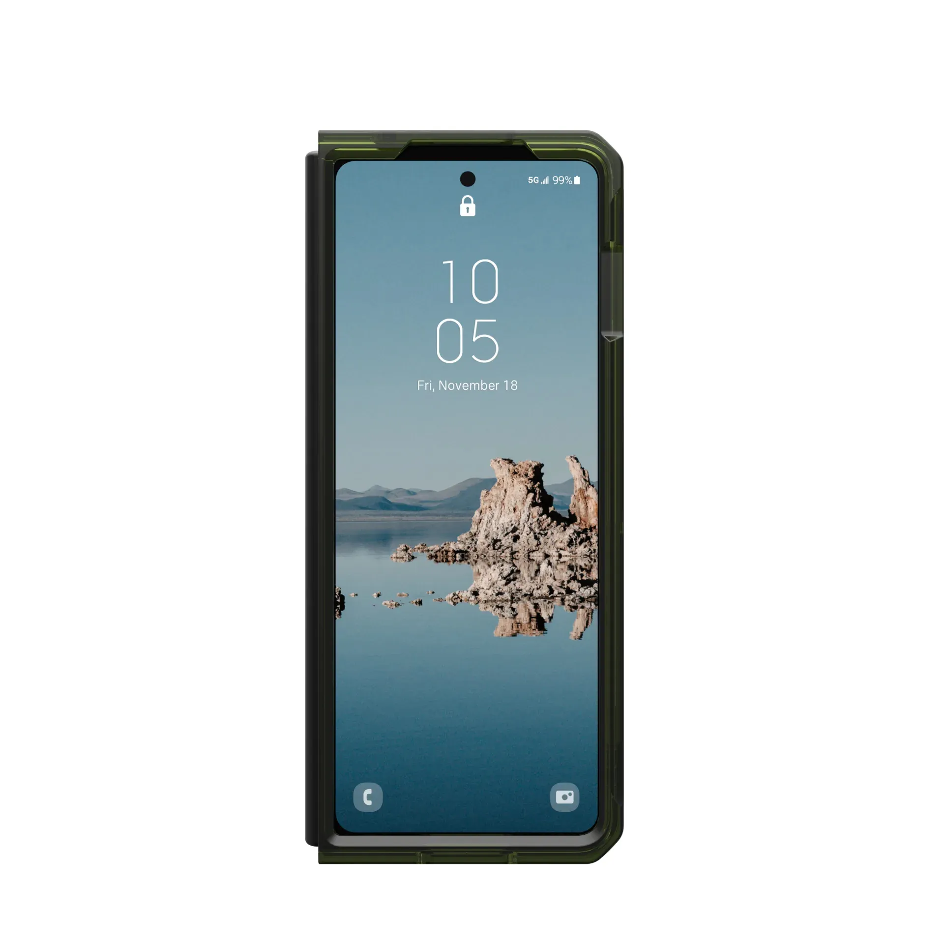 UAG Plyo Pro, Galaxy Z Fold5 - fodral, Olive/Space Grey