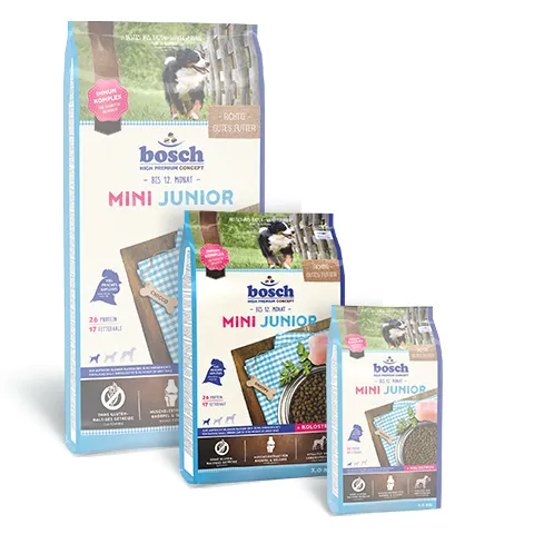 Bosch Mini Junior, Dry food for dogs, Gluten Free, 3kg