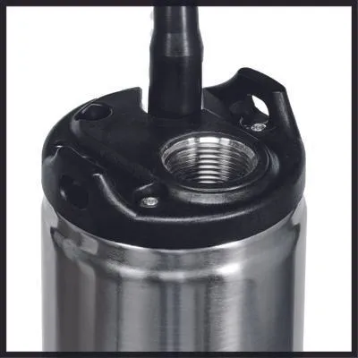 Einhell deep well pump GE-DW 1155 NA, submersible / pressure pump (stainless steel / black, 1,100 watts)