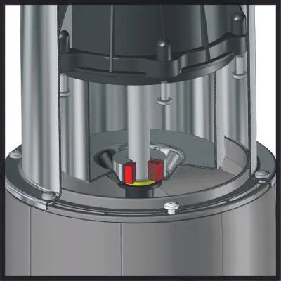 Einhell deep well pump GE-DW 1155 NA, submersible / pressure pump (stainless steel / black, 1,100 watts)