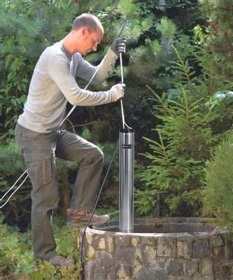 Einhell deep well pump GE-DW 1155 NA, submersible / pressure pump (stainless steel / black, 1,100 watts)