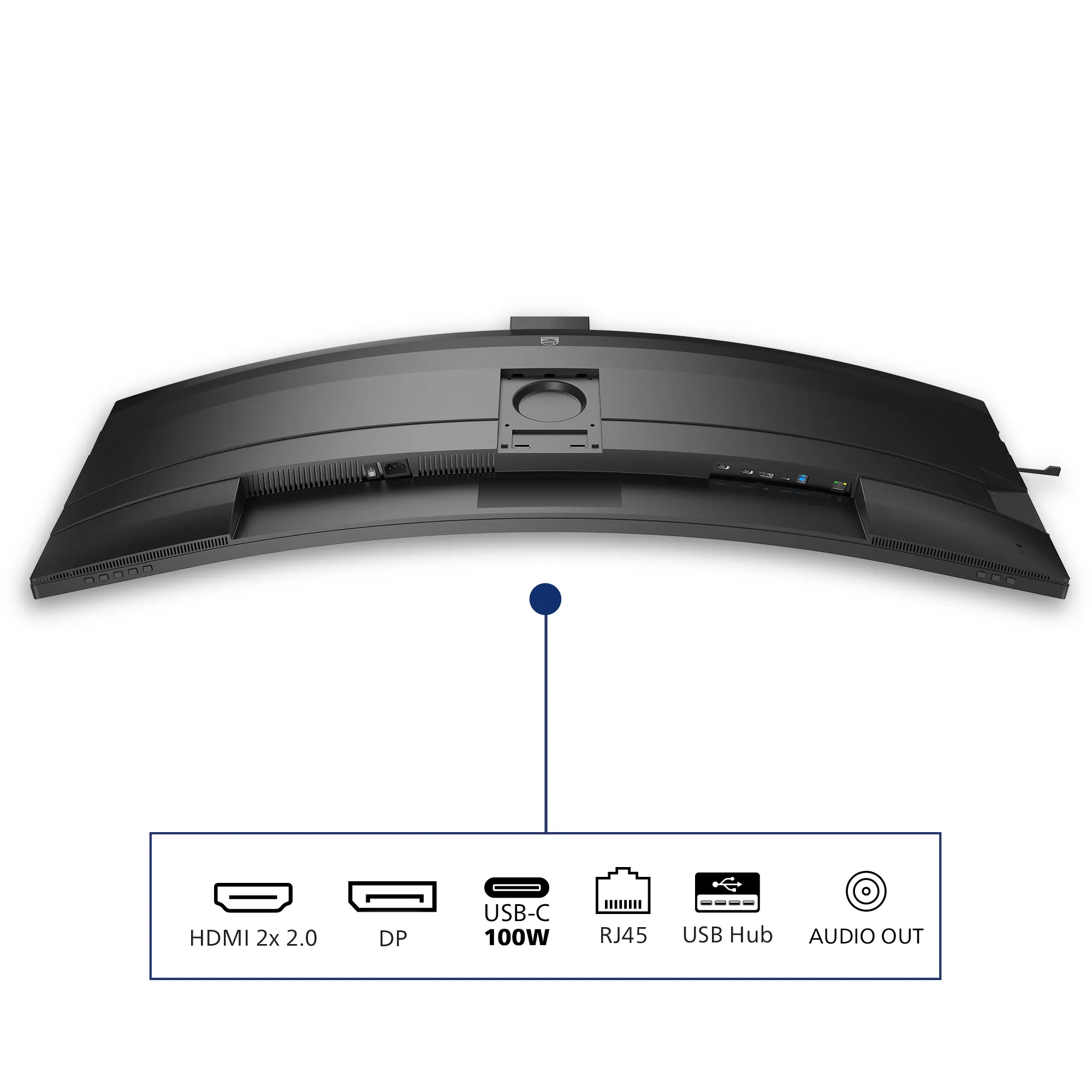 Philips 49&quot; 49B2U5900CH/00 DQHD, VA - curved monitor